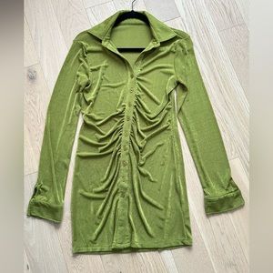 Green dress S